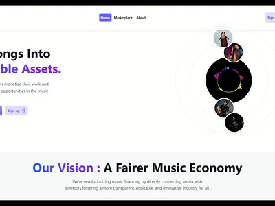 Turn Songs Into Investable Assets Live app graphic design music music brand music love ui music ui music web music web design free music web live design music web ui music webdesign song song web design ui web