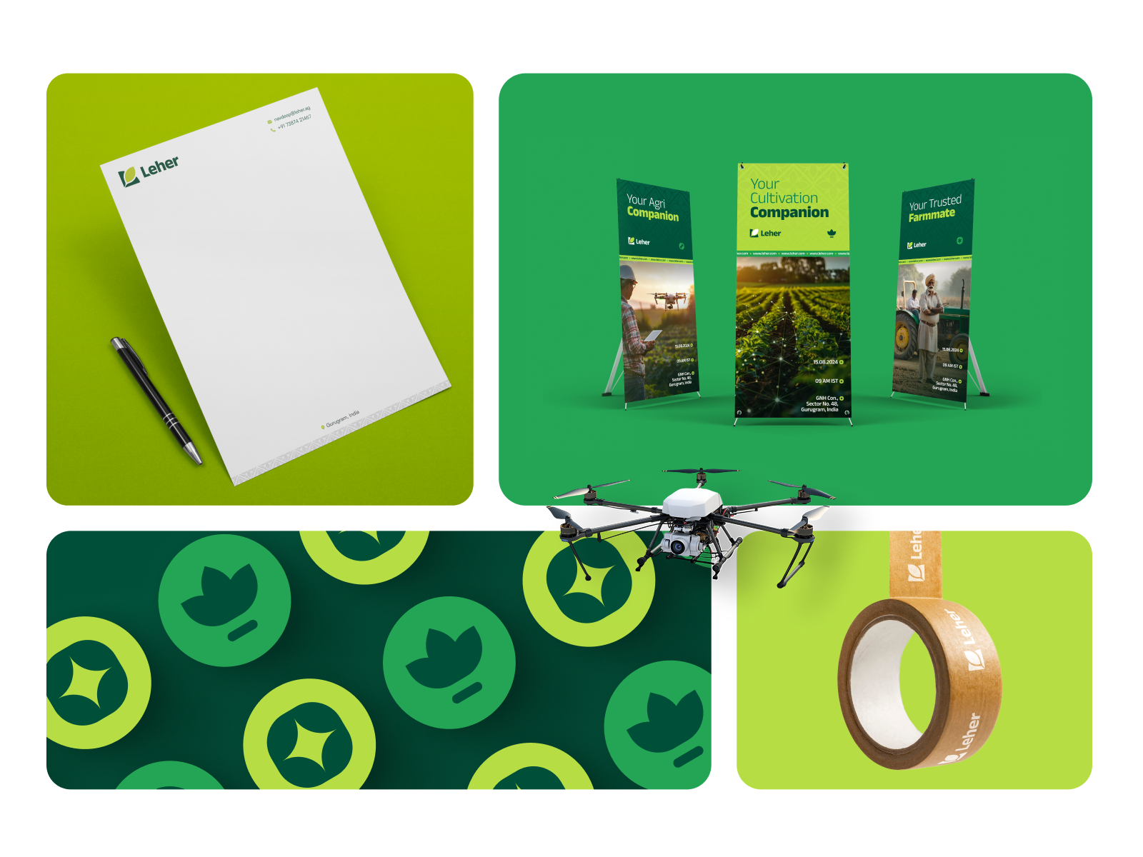 Leher Brand Identity - Part 3 agriculture app branding design dribble elements graphic design illustration logo patterns typography ui ux vector website