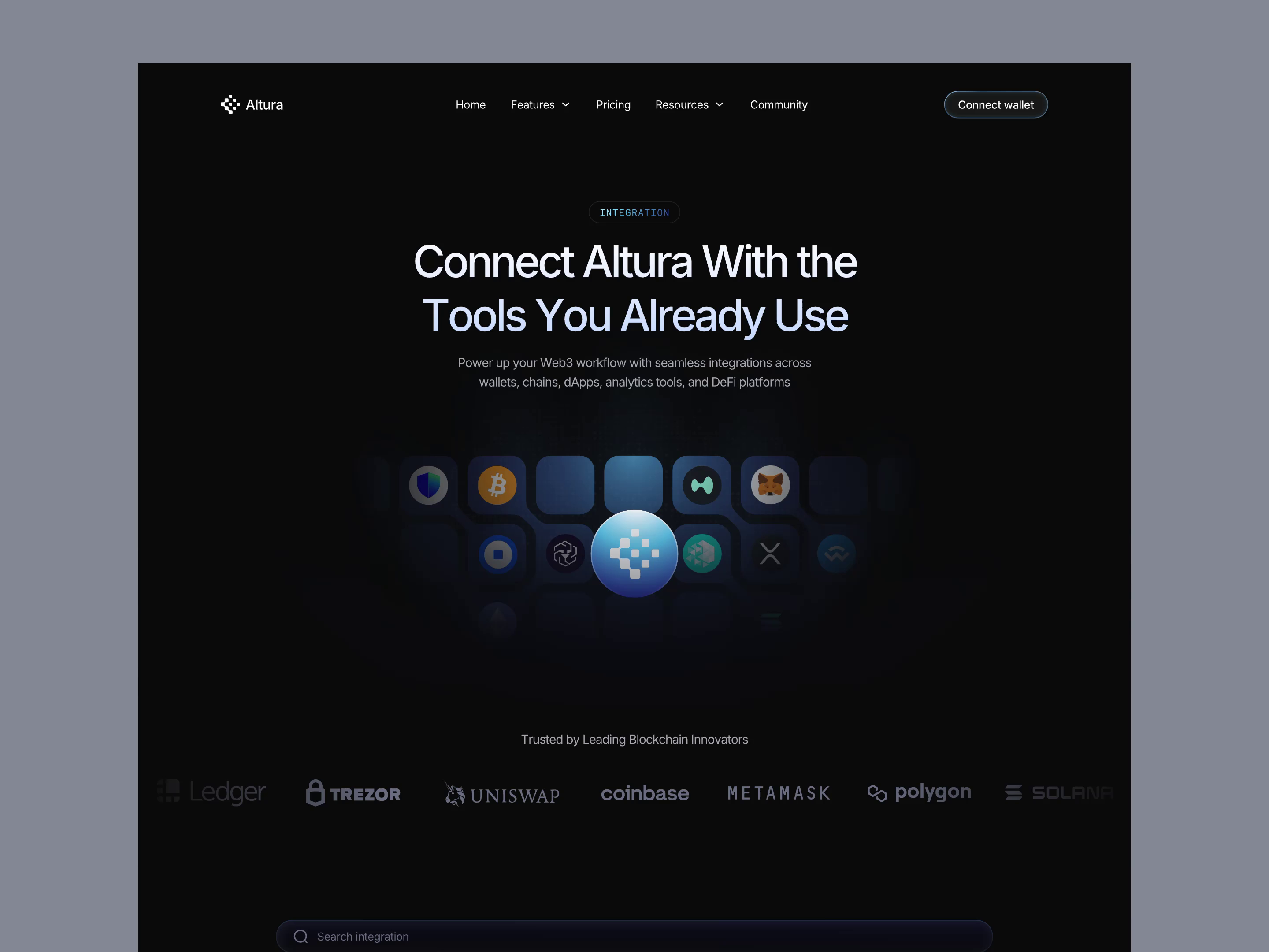 Altura - Web3 Integration Pages by Barly Design for Uxerflow on Dribbble