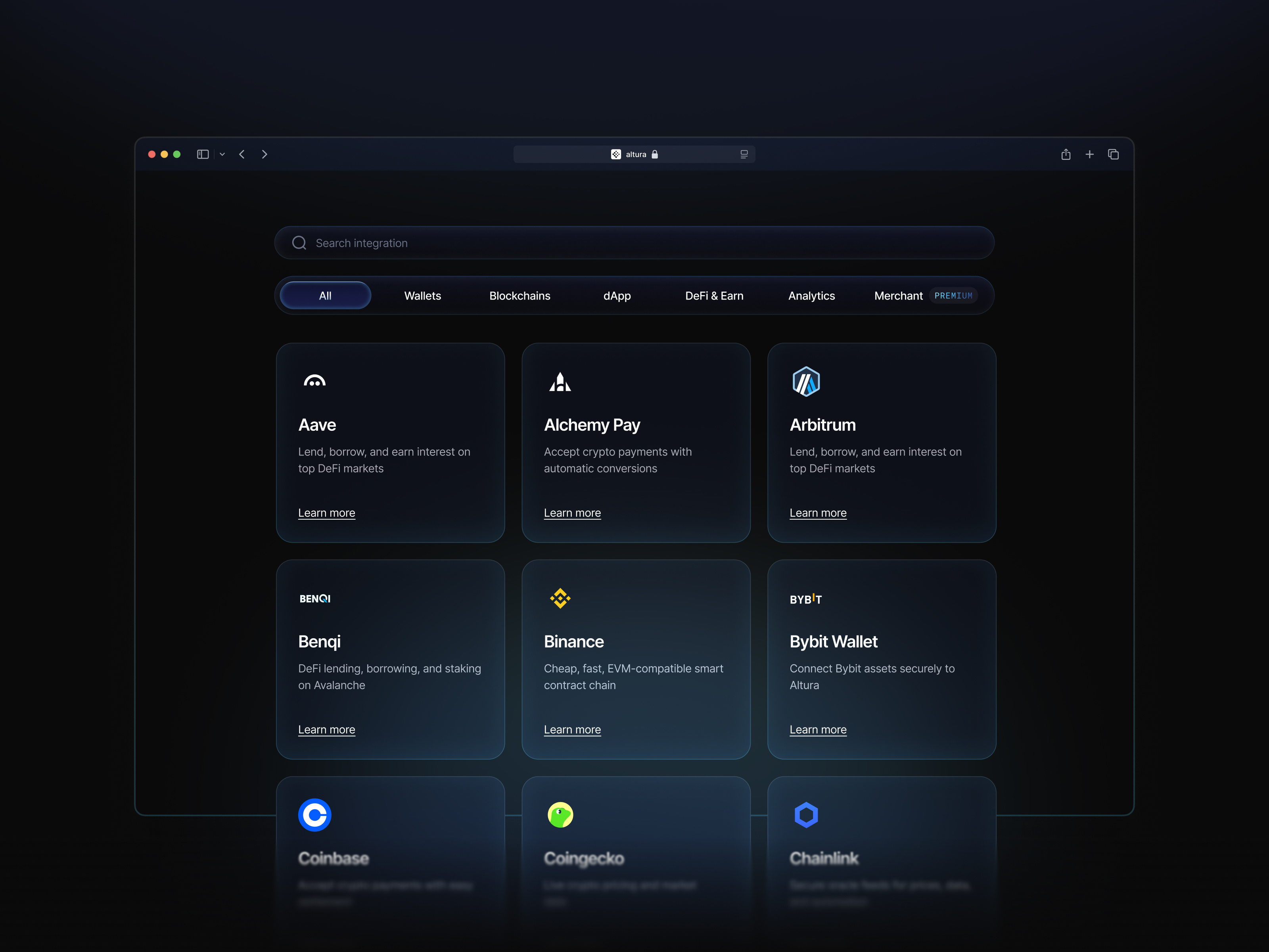 Altura - Web3 Integration Pages by Barly Design for Uxerflow on Dribbble