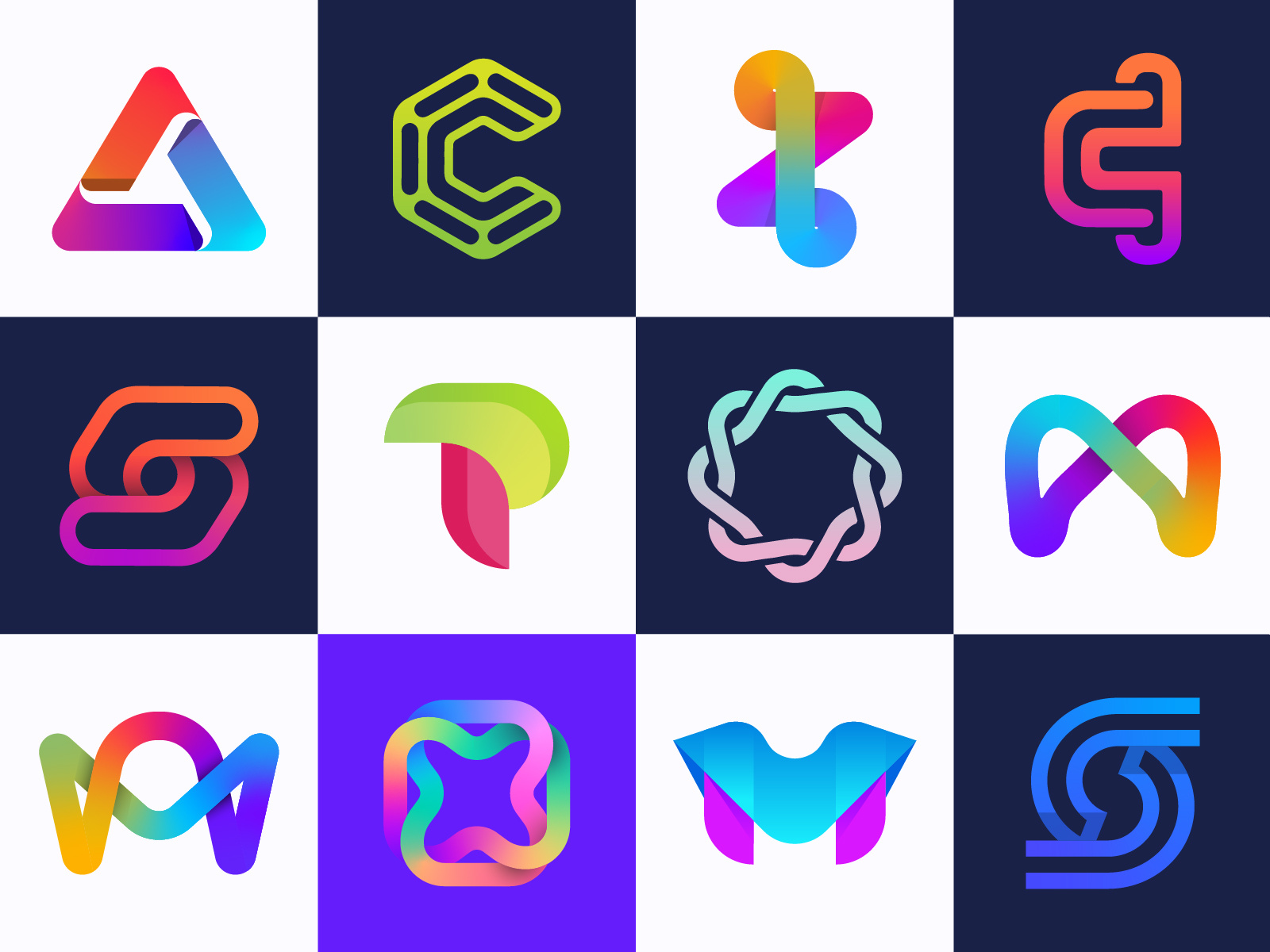 Example of Modern Minimalist Tech App Logo Design