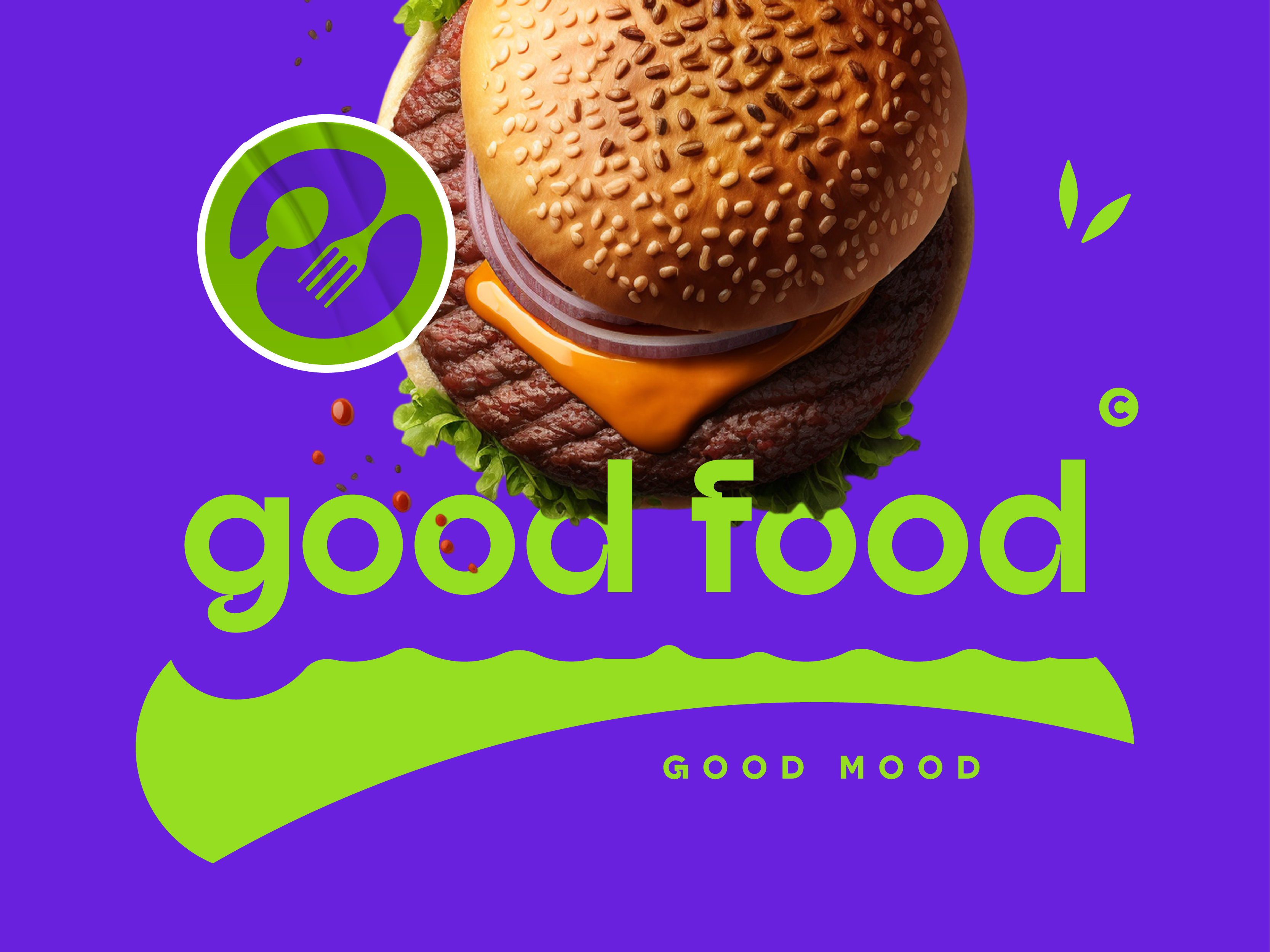 Good Food© - Fastfood Branding bold branding burger chicken complementery color creative logo creative logo designer eye catchy logo fastfood branding food food logo good food modern pizza playful restaurant logo sophisticated vibrant logo visual identity