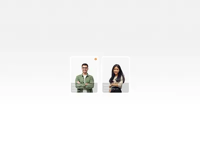 Virtual Learning Tutor Scrolling Feature cards ui