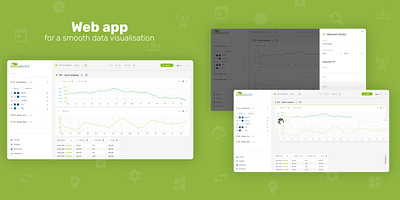 Web application for a data presentation graphic design graphics design react webapp webdesign