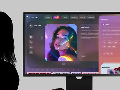 AI Video Generation Dashboard Design ai dashboard ai video generation animation creative ai dashboard data visualization generative ai image interface product product design prompt based video saas dashboard service ui ux design video video ai interface video generation dashboard video rendering ui web