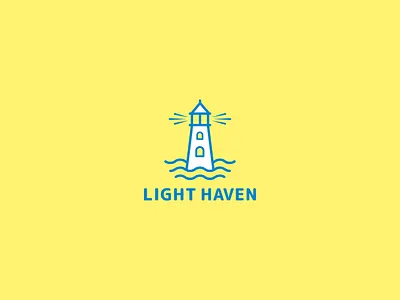 Light Haven — Minimal Lighthouse Logo Design brand identity branding design design logo flat graphic design icon illustration logo logo design logos logotype minimal minimal logo minimalist modern modern logo ui unique