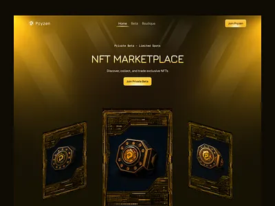 NFT Marketplace Website blockchain buy nft crypto crypto art cryptoart design digital art ethereum landing page nft nft marketplace website nftart nfts rarible trading ui web design