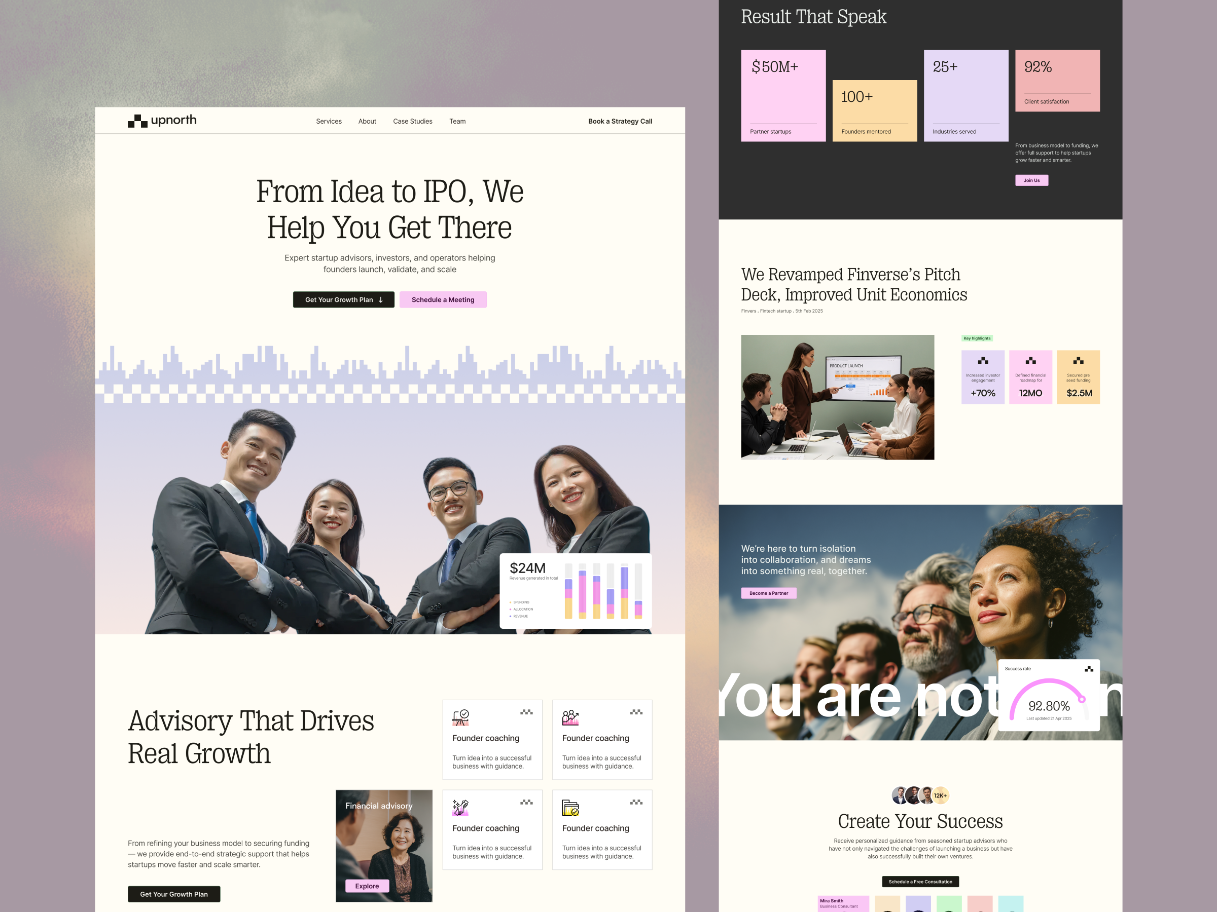 Example of Ed Tech Website Design & Development
