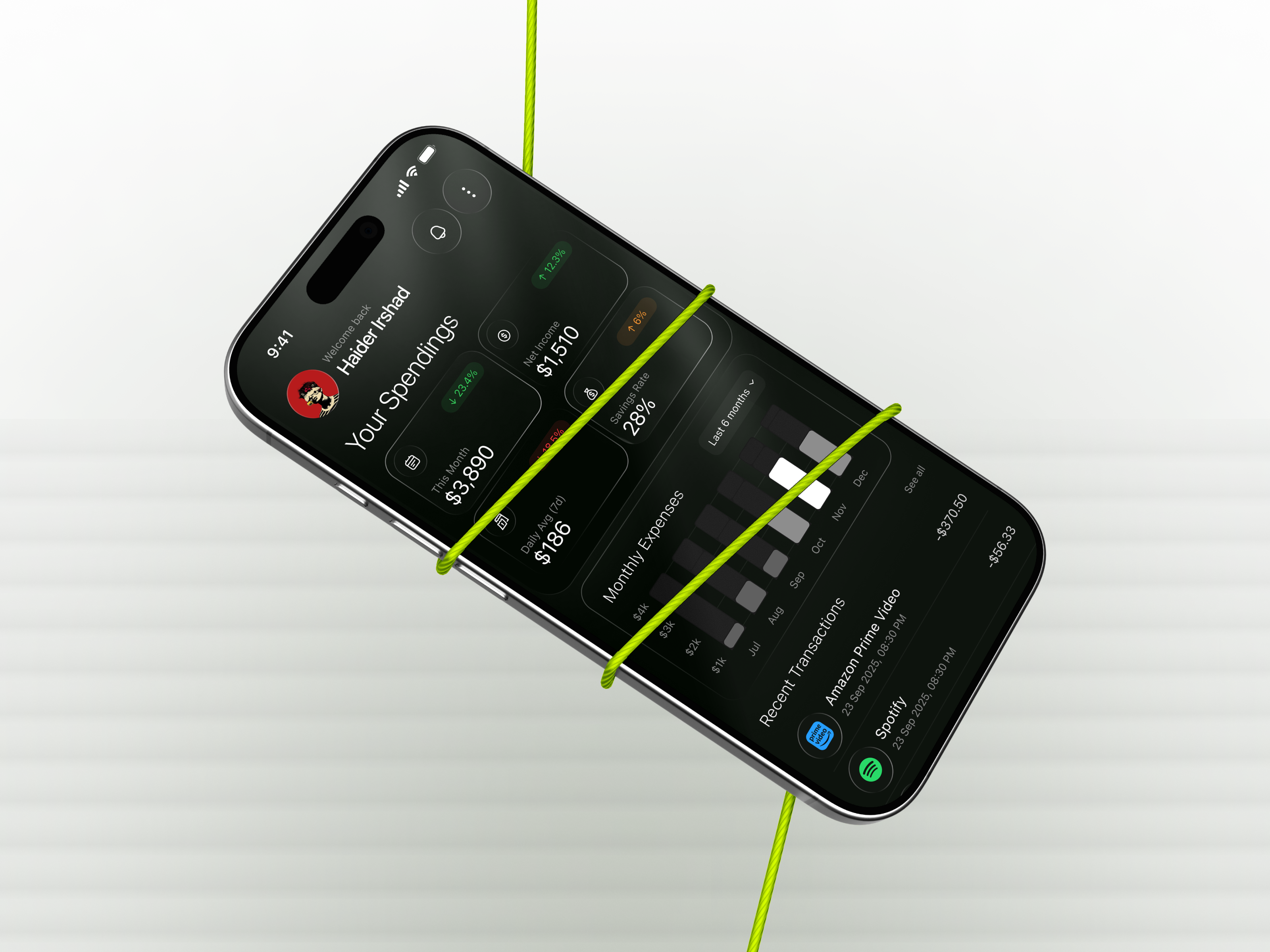 Expense Tracking App - Multi Theme ai assistant ai dashboard app app design application branding design expense expense tracking app design graphic design illustration logo mobile ui uiux vector