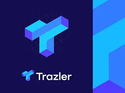 T 3d logo abstract t brand identity creative geometric logo icon letter t modern symbol t logo t mark