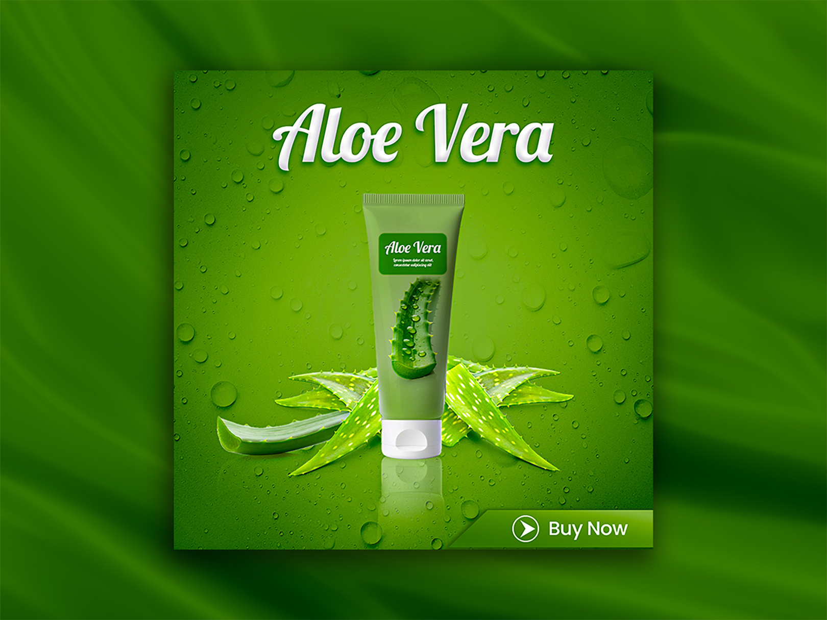 Aloe Vera Tube Lotion Product Advertisement Poster Design advertising design aloe vera product ads beauty product advertising brand promotion commercial design cosmetic poster design digital ad creative digital marketing graphic design herbal skincare lotion advertisement marketing design natural ingredient branding online ads product promotion promotional poster skin care ads social media ads social media design visual advertising