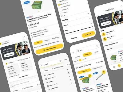 Price Comparison App app concept ecommerce mobile price ui