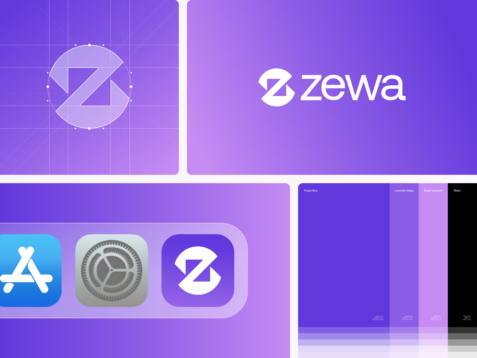 Example of Abstract Z Monogram Logo | Tech Branding // For Sale