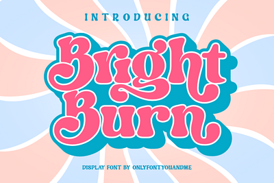 Bright Burn Font 3d animation app branding design graphic design illustration logo motion graphics typography ui ux vector