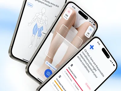 asklepios v3: AI Health Assistant App - Smart Symptom Checker UI ai health assistant app ai health companion app ai wellness app asklepios ui kit blue clean digital health app gradient healthcare interface ui healthcare mobile app healthcare ui kit minimal mobile health app modern scan ui scanner ui smart health app symptom checker app symptom checker ui wellness ui kit
