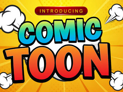 Comic Toon Font by Canden Meutuah on Dribbble