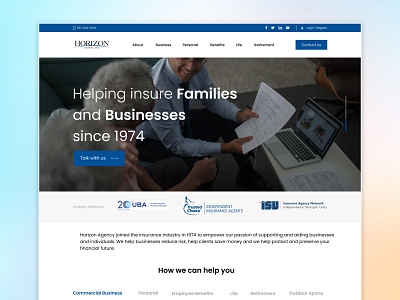 Life insurance Agency Website agency branding figma imtiazshamrat life life insurance life insurance agency website ui user interface design webdesign website