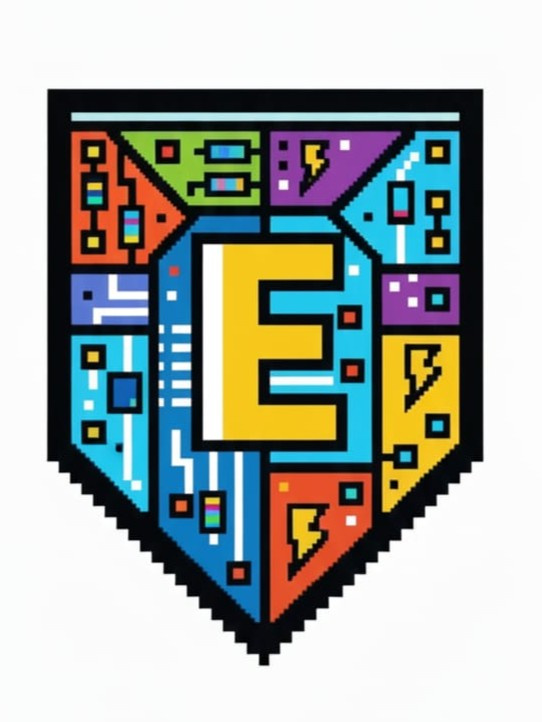 IEEE Student Branch Logo Concept — Tech × Innovation Emblem 3d branding graphic design logo poster social media typography ui