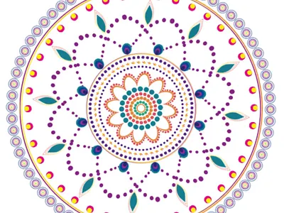 Mandala Design { circular geometric patterns } design dribbble dribbblecommunity geometric illustration mandala art modernart ornamental pattern vector
