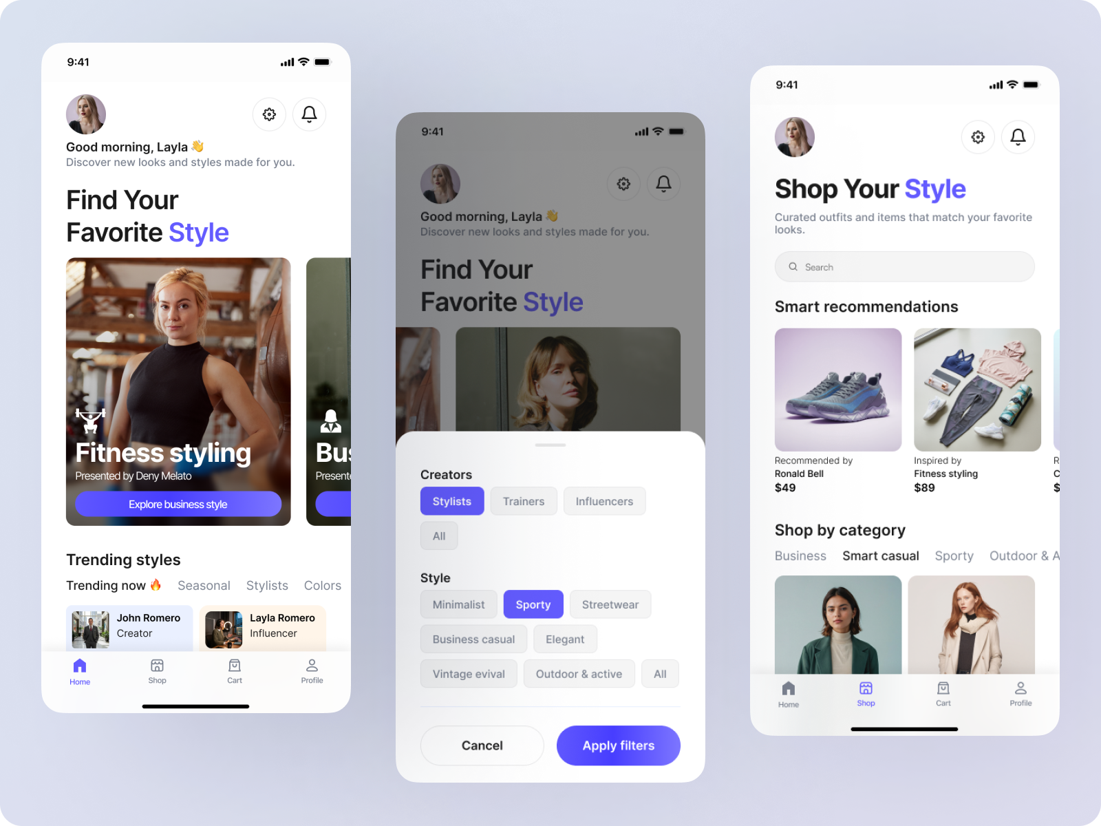 ✨ Find Your Style – Mobile app concept android fashion ios market mobile style ui mobile ux mobile