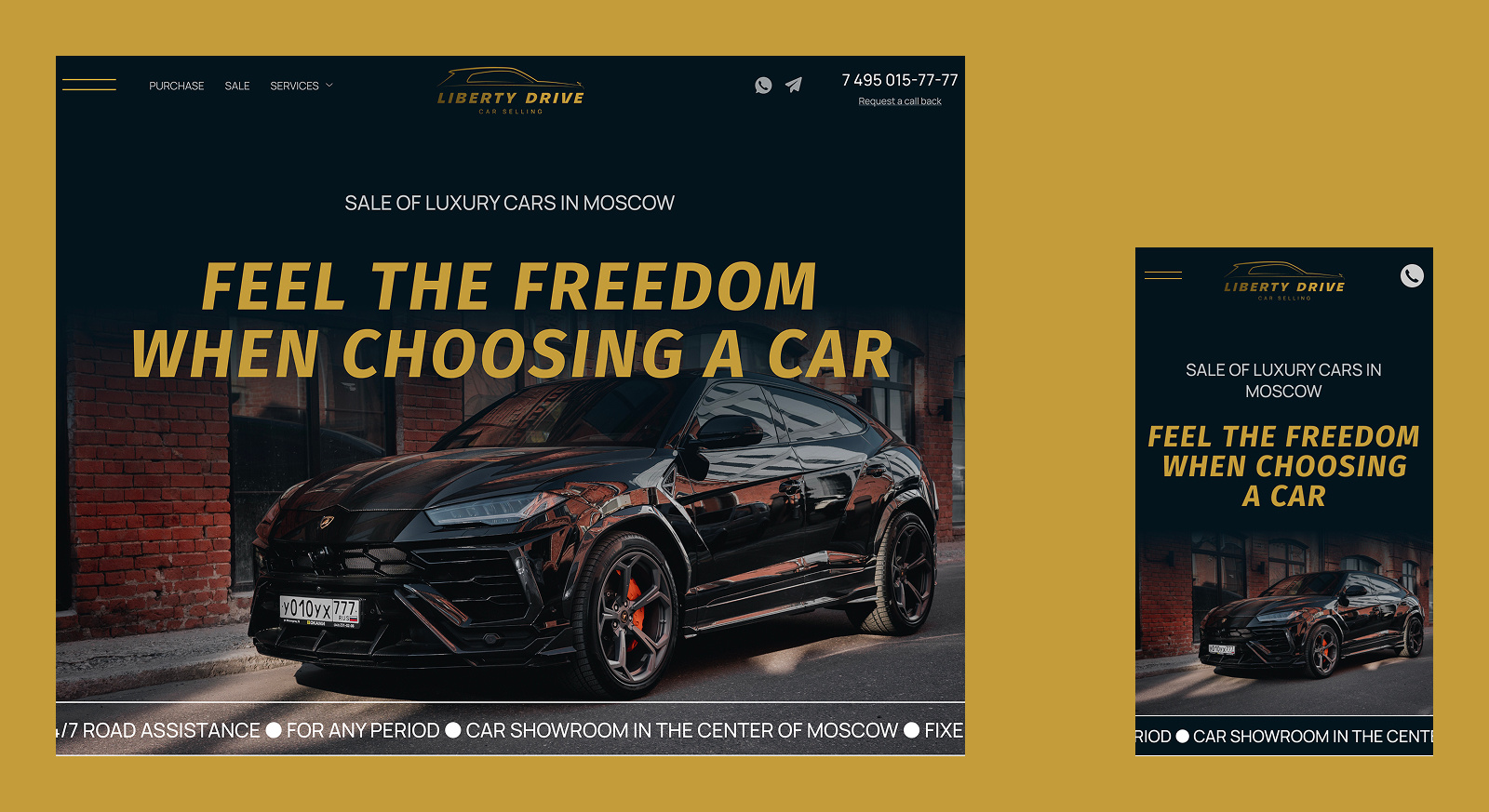 Example of E Commerce Design | Tilda & Webflow
