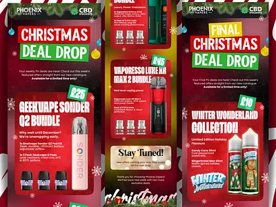 Christmas Newsletter digital marketing digital media festive design graphic design newsletter newsletter design visual media