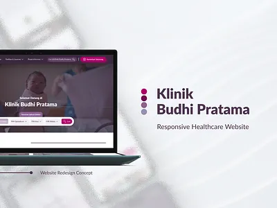 Klinik Budhi Pratama - Healthcare Website Landing Page clinic graphic design healthcare hospital product design ui ui design uiux user experience design user interface design ux ux design web design