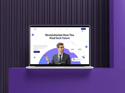 A Tech Talent Hiring Website for Modern Teams graphic design hire software developers hire tech talent it talent hiring website tech hiring platform tech recruitment platform tech talent hiring website ui ux website
