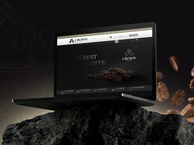 Coffee Hero Banner website branding coffee design everson mayer graphic design hero banner ui