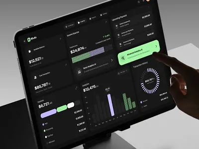 AI-Powered Financial Dashboard ai ai finance app app design dashboard dashboard design finance finance dashboard fintech graphic design ui ux web web application web design