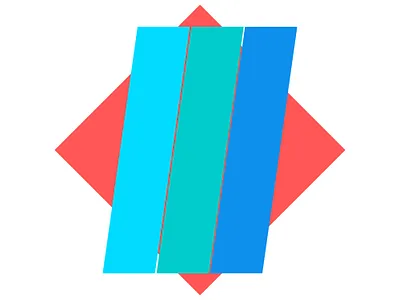 Political Party Logo abstract blue branding design graphic design illustration logo minimal party political politics red vector