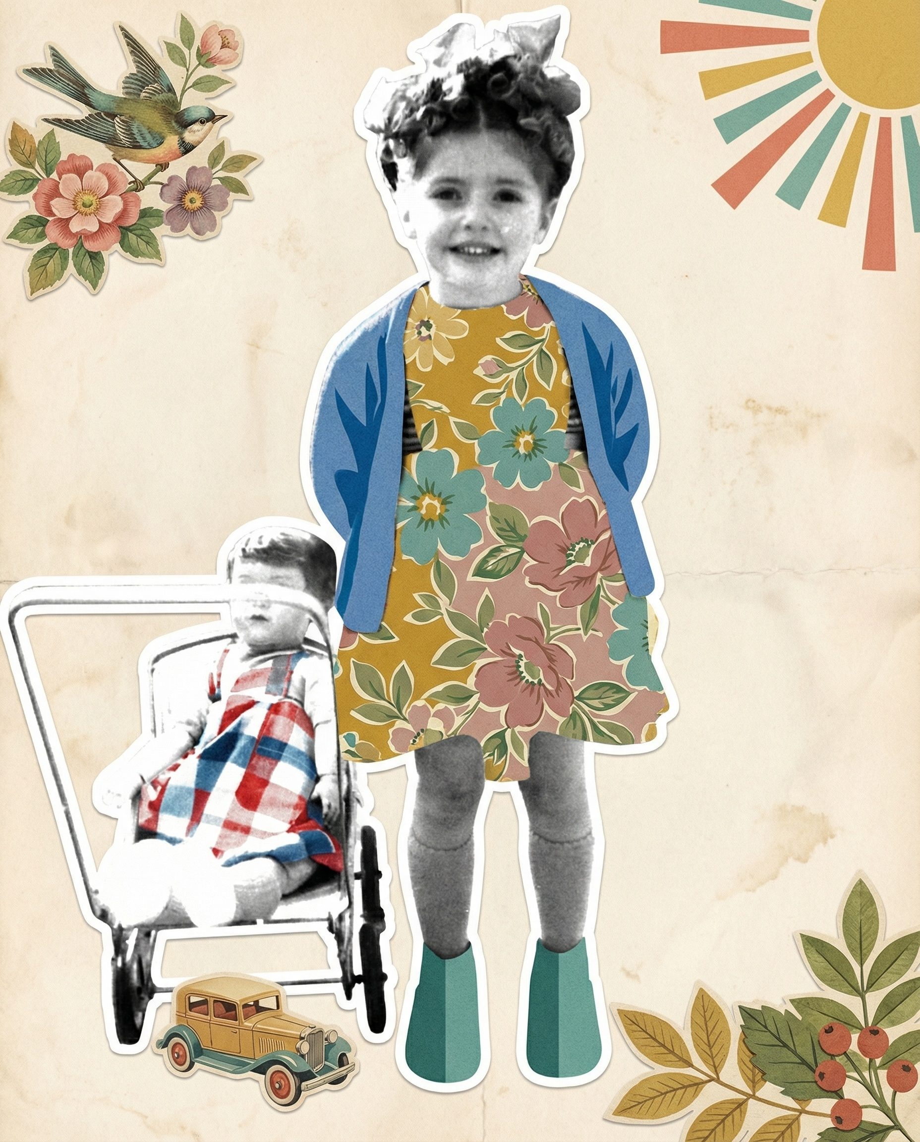Vintage Pop Remix #001 illustration pop poster remix vintage