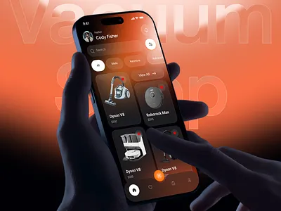 Vacuum Cleaner App Design app design app navigation battery status cleaning app device management home automation home utility iot app mobile mobile app mobile designer mvp popular real time tracking robot vacuum room mapping smart device smart home smart living vacuum cleaner app