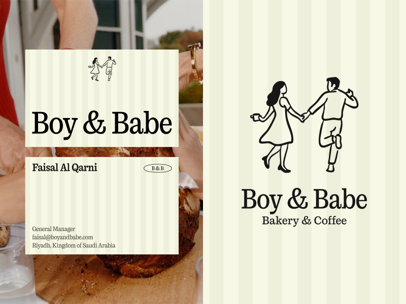 Boy & Babe — Bakery Brand Identity bakerybranding brandidentity branding brandpresentation coffeebranding identitydesign illustrationdesign logodesign minimalbranding visualidentity