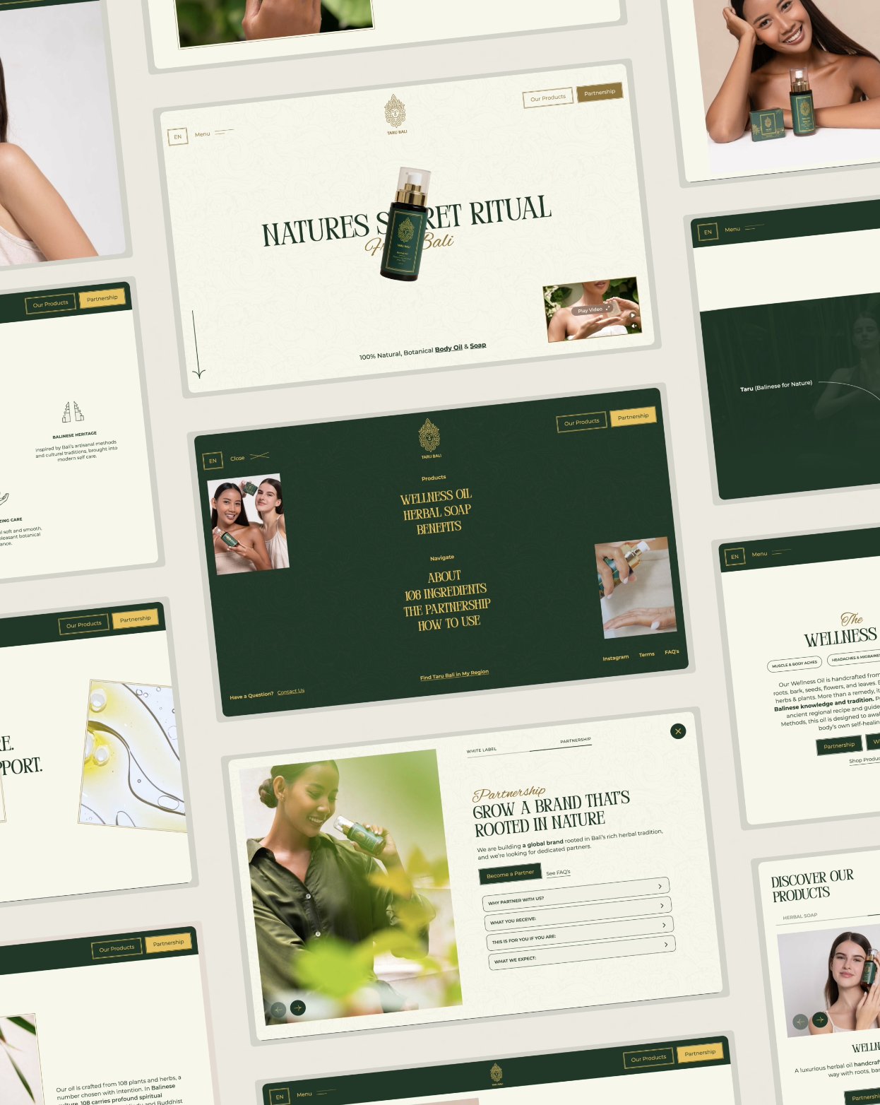 Taru Bali • Website brand design design elegant design graphic design gsap inspiration landing page scroll animations ui user experience web animations web design website website design website inspiration wellness website