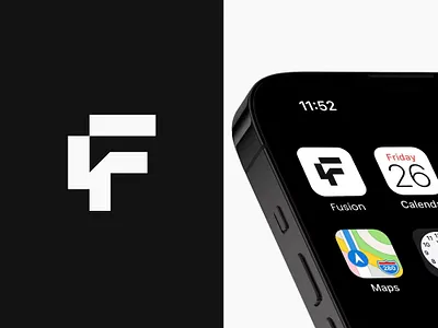 Abstract letter F logo for sale abstract app icon bold branding f f logo fusion geometric graphic design identity letter f logo logo type mark minimalist modern monogram simple timeless vector