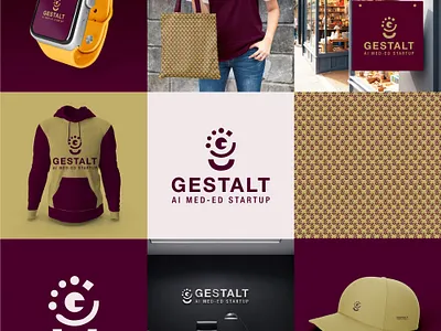 GESTALT AI MED-ED STARTUP 3d animation branding graphic design logo motion graphics