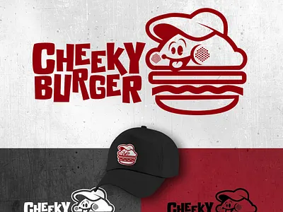Logo design - retro feel burger chipdavid dogwings fast food logo mascot retro vector word mark