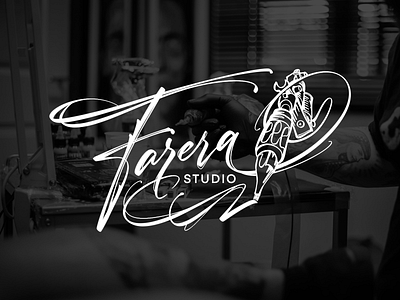 Farera Tattoo Studio branding calligraphy design graphic design handwritten logo photologo signature signature logo studio tattoo tattoo artist typography vector watermark