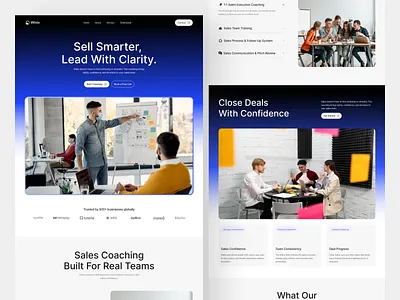 Coach Website Design - UI/UX Design b2b sales landing page lead generation sales branding sales coach sales coaching website sales communication sales consulting sales conversion sales funnel sales growth sales landing page sales strategy sales training sales ux sales website ui design ux design web design website design