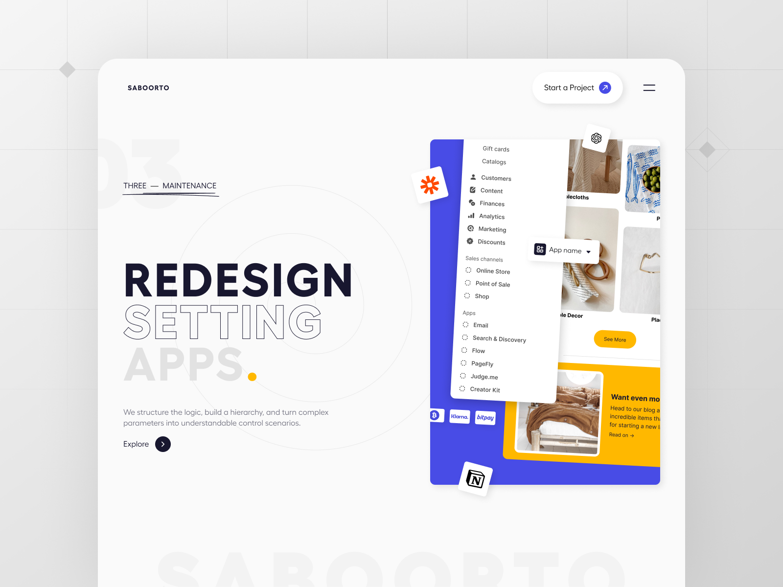 Example of Website Design