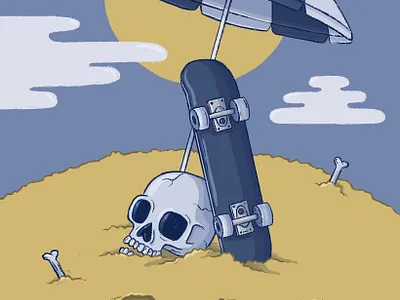 Illustration in ProCreate illustration