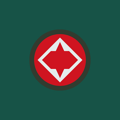 Military Logo army badge branding design graphic design green illustration logo military minimal red vector