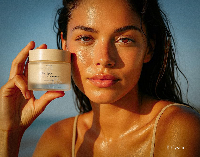 Elysian — Skincare Brand Identity & Packaging Design animation beauty branding design graphic design label logo motion graphics packaging product