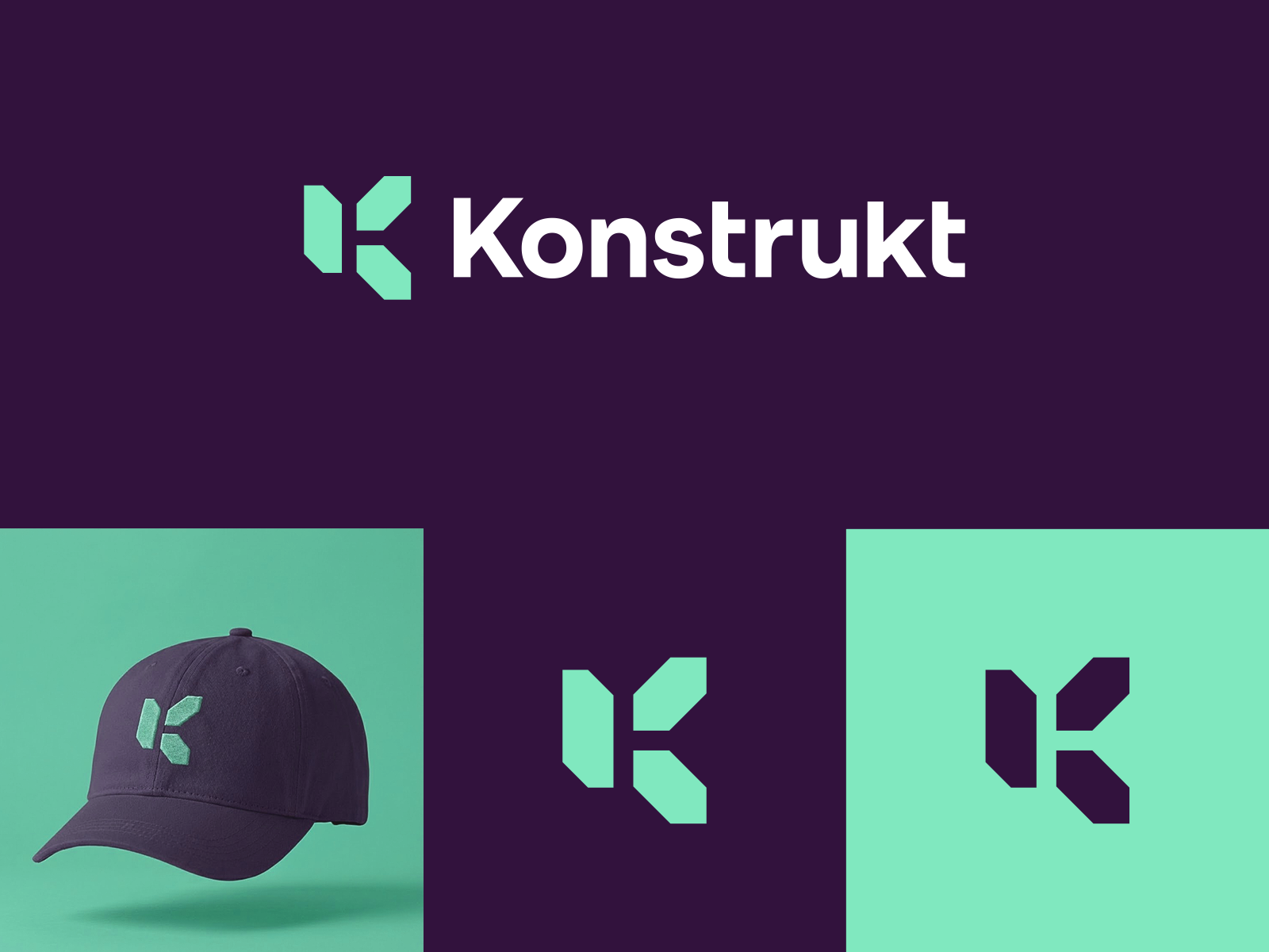 Konstrukt Logo Design, K symbol letter, real estate construction architecture logo building business logo construction logo contractor design geometric icon k k logo letter k logo logo design logodesign modern logo modular real estate logo simple logo structure symbol