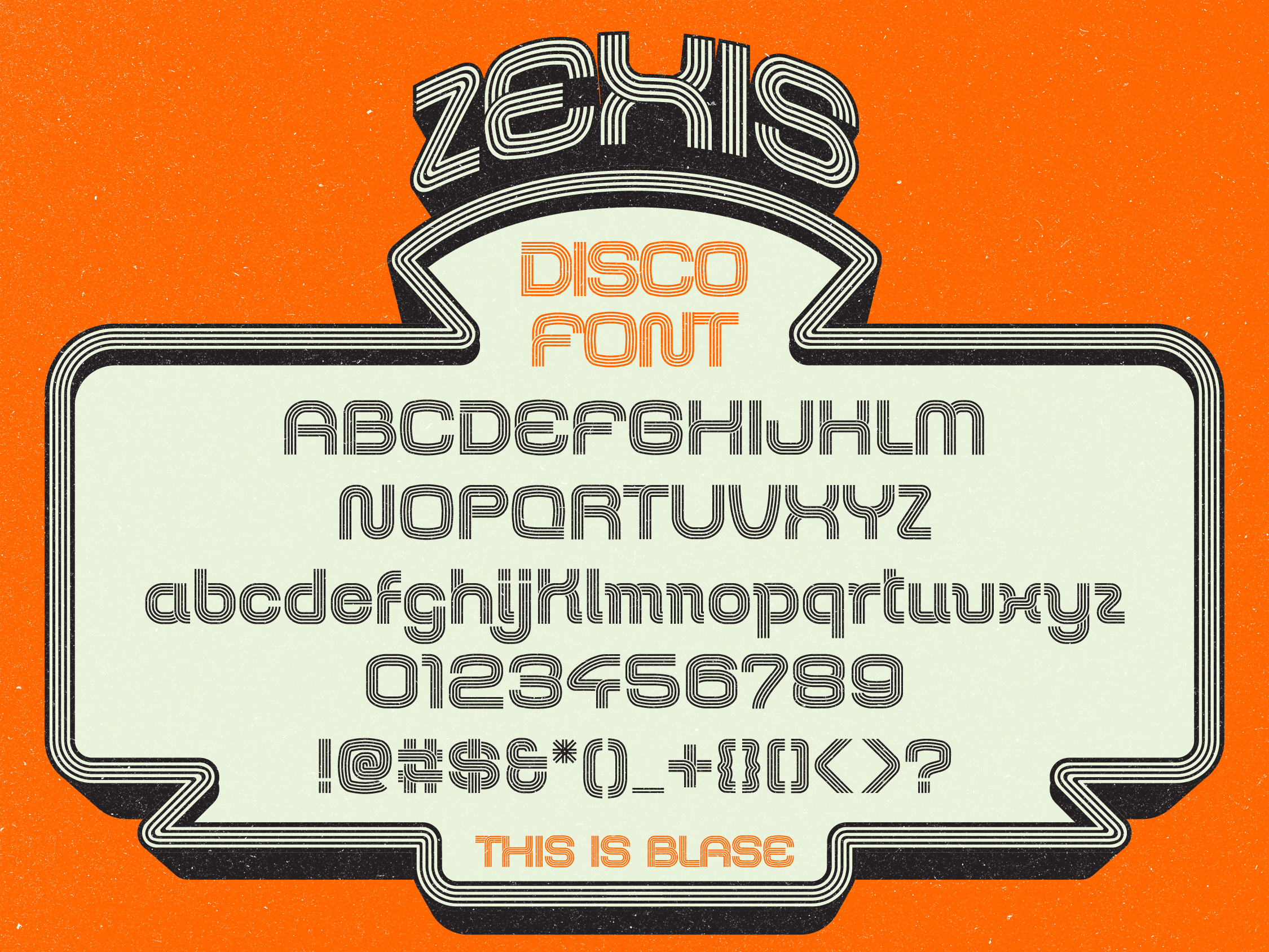 Example of Display Font Development