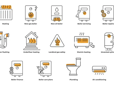 Animated icon set for web 2d animation after effects animation lottie motion design motion graphics ui