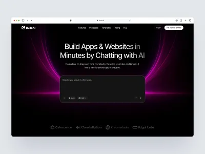 AI Website & Webapp Builder Landing Page Design agent ai ai agent ai web design ai website builder builder ai gpt landing page landing page design minimal saas ai ui design ui design uiux web design web designer webapp builder website builder website designer
