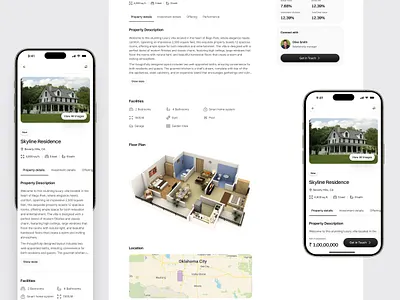 Responsive Property Details UI Design cleanuidesign digitalproduct landing page mobileuidesign modernui productdesign propertyappui propertydashboard propertydetailsui realestateapp realestateproduct realestateui responsive design responsiveuidesign saasui uiuxdesign userinterfacedesign uxdesign webappdesign webdesigninspiration