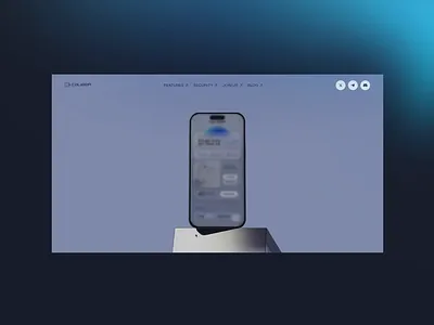 Caliber animation clean creative crypto cryptocurrency wallet ui ux webflow website